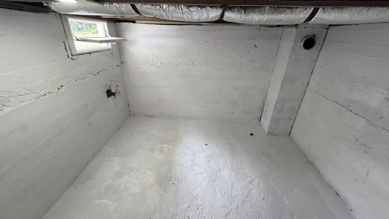 Storage space for long term stays in basement (this can not be used for living space)
